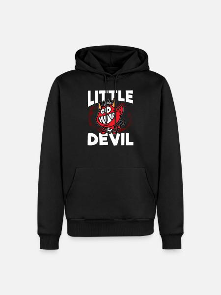 Little devil - Men’s Premium Organic Hoodie - black
