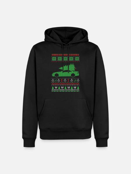 Christmas Ugly Sweater - Men’s Premium Organic Hoodie - black