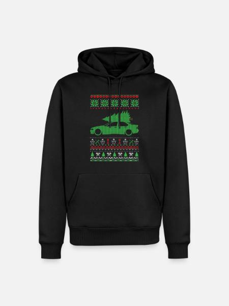 Christmas Ugly Sweater - Men’s Premium Organic Hoodie - black