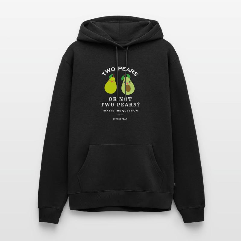 Zwei Birnen oder nicht zwei Birnen Männer Premium Bio Hoodie