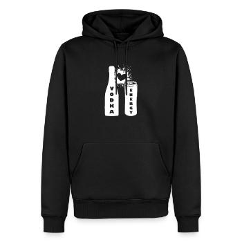 Vodka Energy - Männer Premium Bio Hoodie - Schwarz - Vorne - Nico (187cm)