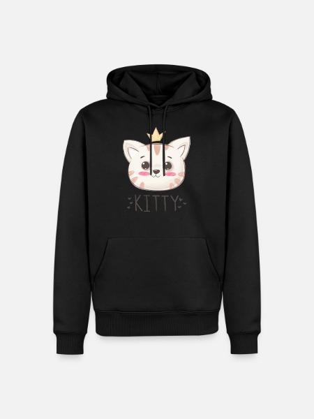 Chat chats - Sweat à capuche Premium bio Homme - noir