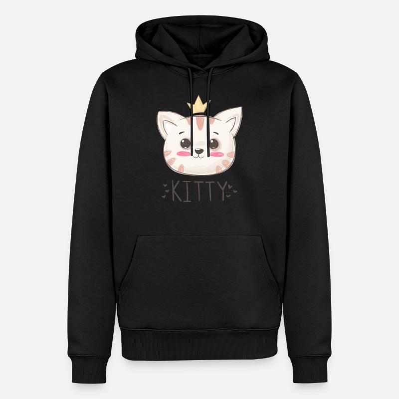 Chat chats - Sweat à capuche Premium bio Homme - noir