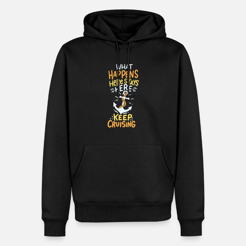Gardez votre cap! - Sweat à capuche Premium bio Homme - noir