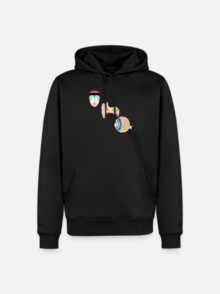 Sensory organs medicine - Men’s Premium Organic Hoodie - black