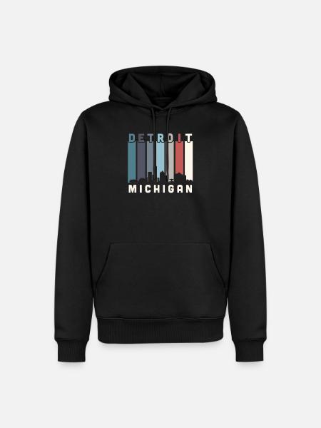 Detroit - Men’s Premium Organic Hoodie - black