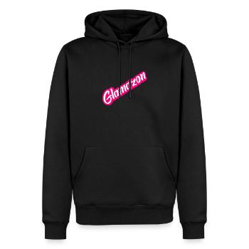 glamazon - Männer Premium Bio Hoodie - Schwarz - Vorne - Nico (187cm)