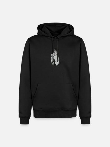 Sexy Frau - Männer Premium Bio Hoodie - Schwarz
