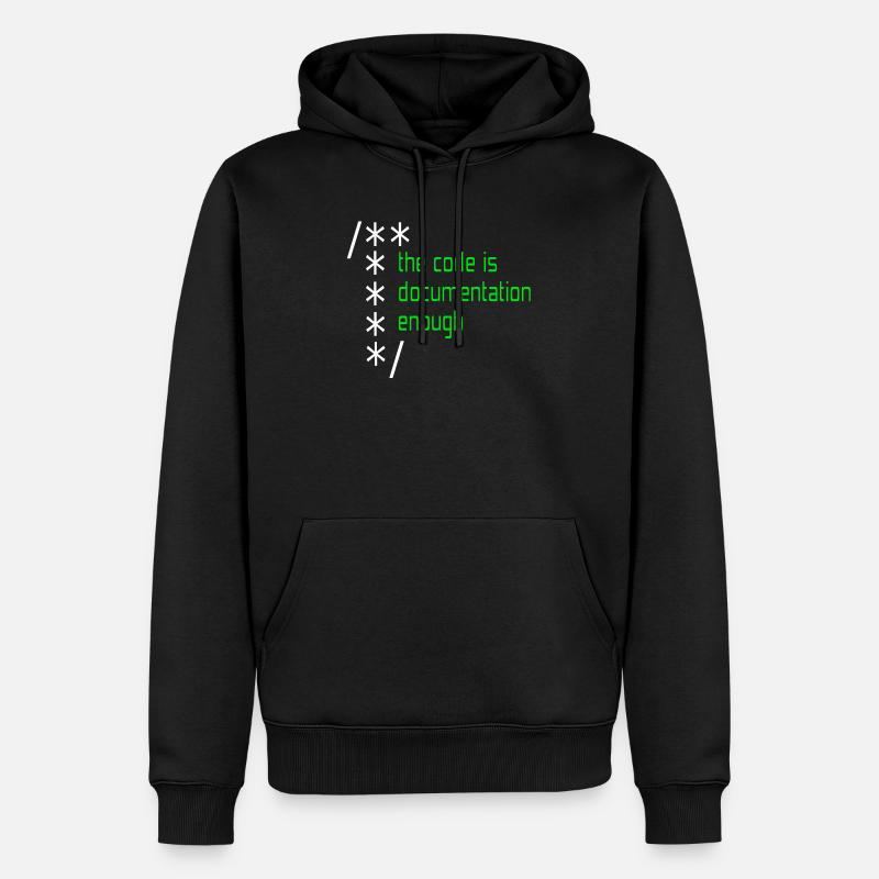 Computer programming - Men’s Premium Organic Hoodie - black