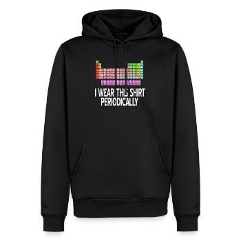 Periodensystem - Männer Premium Bio Hoodie - Schwarz - Vorne - Nico (187cm)