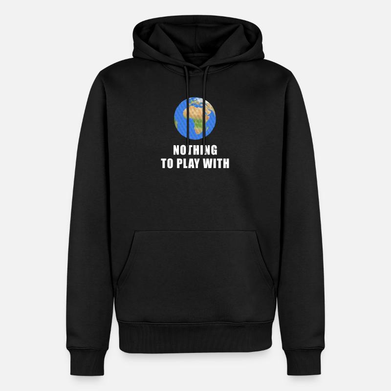 Terre mère / écologie - Sweat à capuche Premium bio Homme - noir