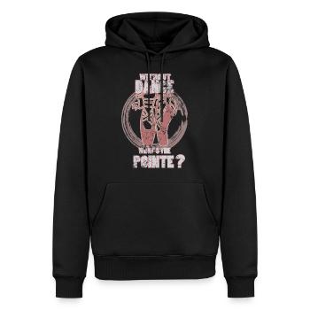 Ballet Hobby Sport Loisirs Cadeau - Sweat à capuche Premium bio Homme - noir - Devant - Nico (187cm)