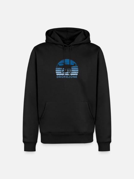 Drone drones quadrocopter gift - Men’s Premium Organic Hoodie - black