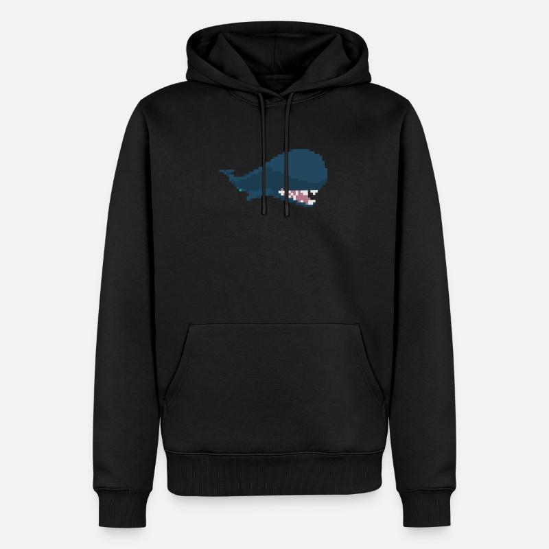 baleine de Laboon - Sweat à capuche Premium bio Homme - noir