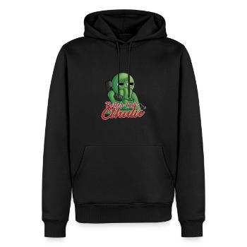 Better call Cthulu - Men’s Premium Organic Hoodie - black - Front - Nico (187cm)