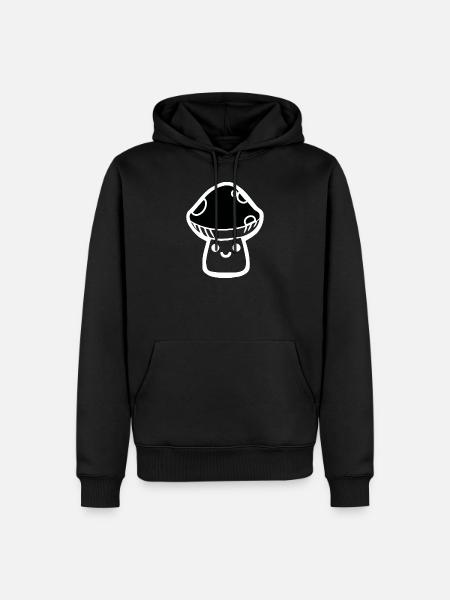 Pilz - Männer Premium Bio Hoodie - Schwarz