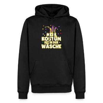 Kostümersatz für Karneval Fasching - Männer Premium Bio Hoodie - Schwarz - Vorne - Nico (187cm)