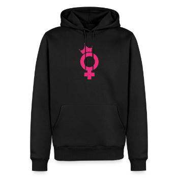 Feminist in training Funny gift idea - Men’s Premium Organic Hoodie - black - Front - Nico (187cm)
