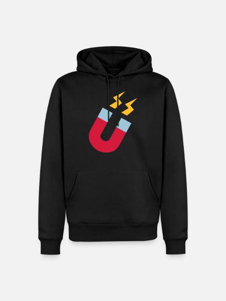 Magnet - Men’s Premium Organic Hoodie - black