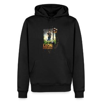 Die Wilden Kerle Leon - Männer Premium Bio Hoodie - Schwarz - Vorne - Nico (187cm)