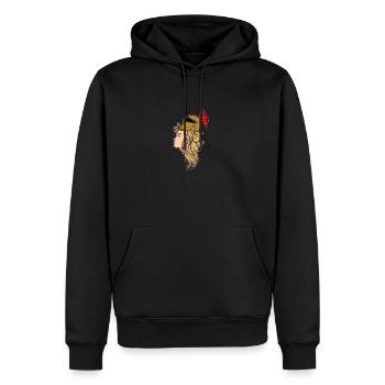 Athene Griechisch Antike Mythologie Gott Geschenk - Männer Premium Bio Hoodie - Schwarz - Vorne - Nico (187cm)