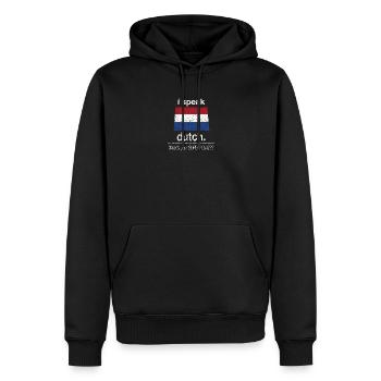 Holland Niederlande Holländisch Niederländisch - Männer Premium Bio Hoodie - Schwarz - Vorne - Nico (187cm)