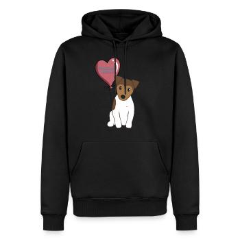 Brasilianischer Terrier - Männer Premium Bio Hoodie - Schwarz - Vorne - Nico (187cm)