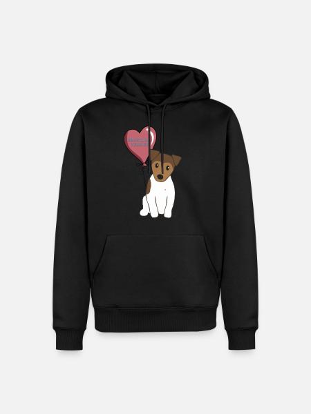 Brazilian Terrier - Men’s Premium Organic Hoodie - black