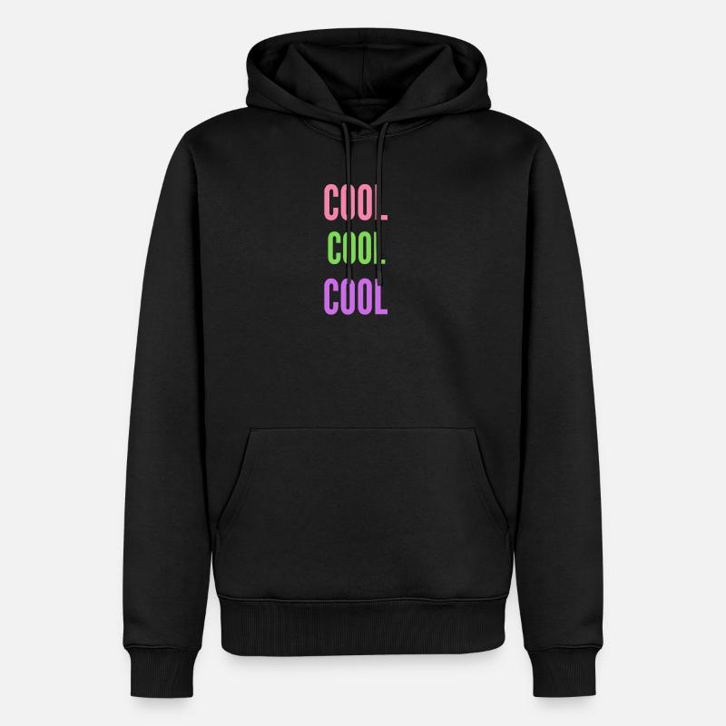 COOL COOL COOL - Sweat à capuche Premium bio Homme - noir