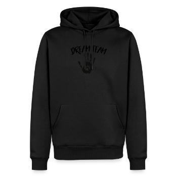 Dream Team Hunde Hundeliebe Dog Doglover Shirt - Männer Premium Bio Hoodie - Schwarz - Vorne - Nico (187cm)