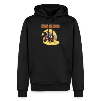 The Hog Squad - Männer Premium Bio Hoodie - Schwarz - Vorne - Nico (187cm)