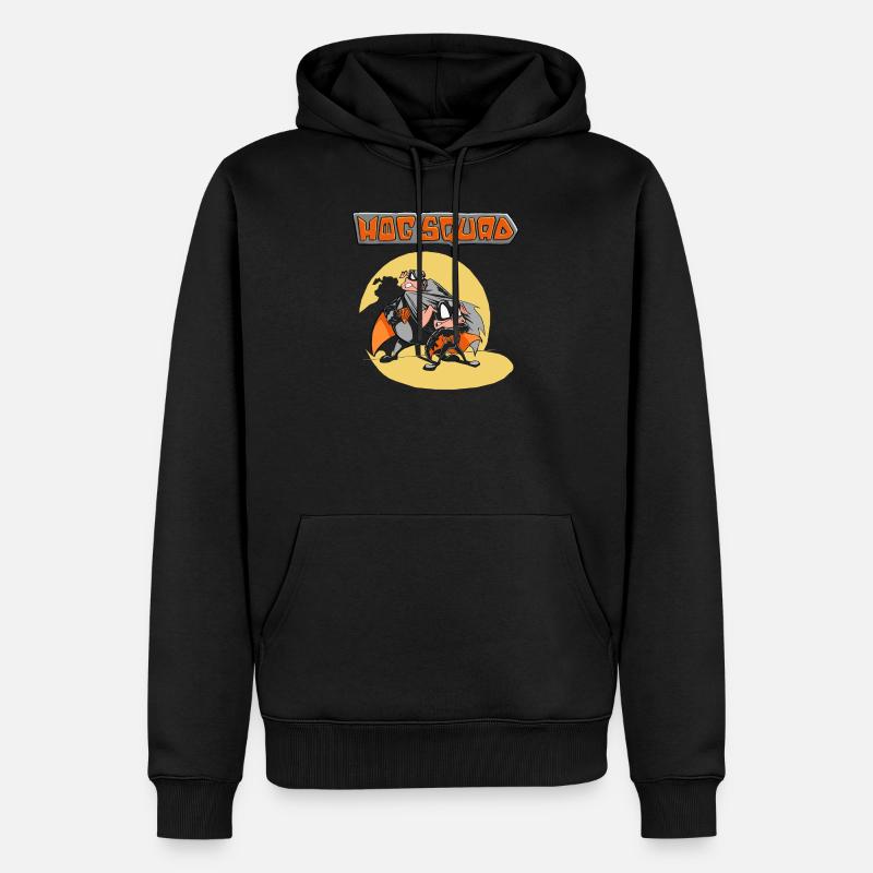The Hog Squad - Männer Premium Bio Hoodie - Schwarz