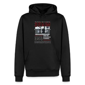 Leica M3 35 MM Vintage Camera - Männer Premium Bio Hoodie - Schwarz - Vorne - Nico (187cm)