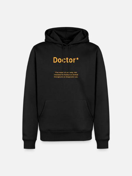 Doctor Student Phd Gift - Men’s Premium Organic Hoodie - black