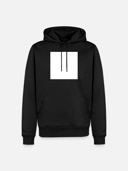 None, 19 - Men’s Premium Organic Hoodie - black