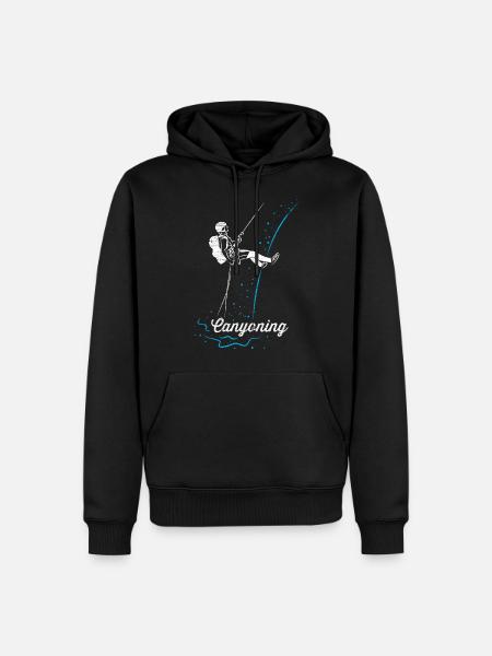 Canyoning - Men’s Premium Organic Hoodie - black