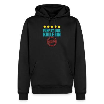 Fünf sterne kollegin Abschied Arbeit Geschenk - Männer Premium Bio Hoodie - Schwarz - Vorne - Nico (187cm)