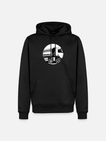 Trucks - Men’s Premium Organic Hoodie - black
