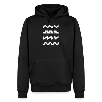 Musik Synthesizer Musiker Geschenk Keyboard - Männer Premium Bio Hoodie - Schwarz - Vorne - Nico (187cm)