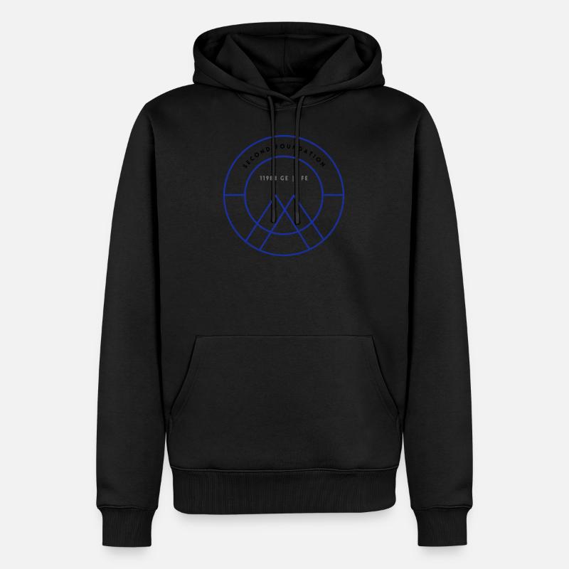 Zweite Stiftung - Männer Premium Bio Hoodie - Schwarz