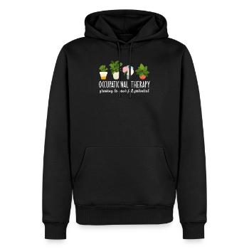 Occupational Therapy - Männer Premium Bio Hoodie - Schwarz - Vorne - Nico (187cm)