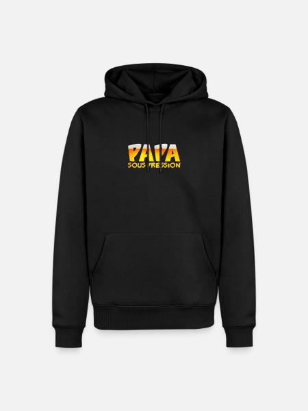 Dad under pressure - Men’s Premium Organic Hoodie - black