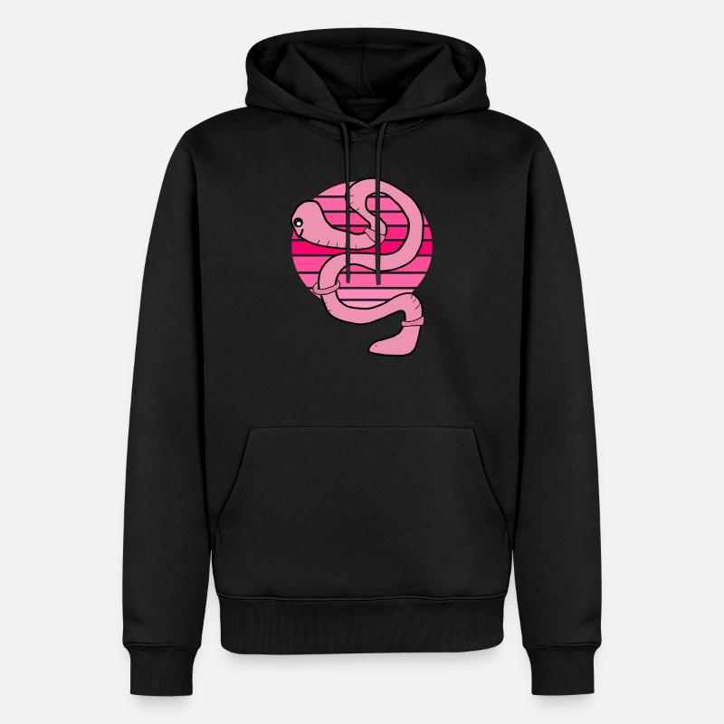 Ver coucher du soleil - Sweat à capuche Premium bio Homme - noir