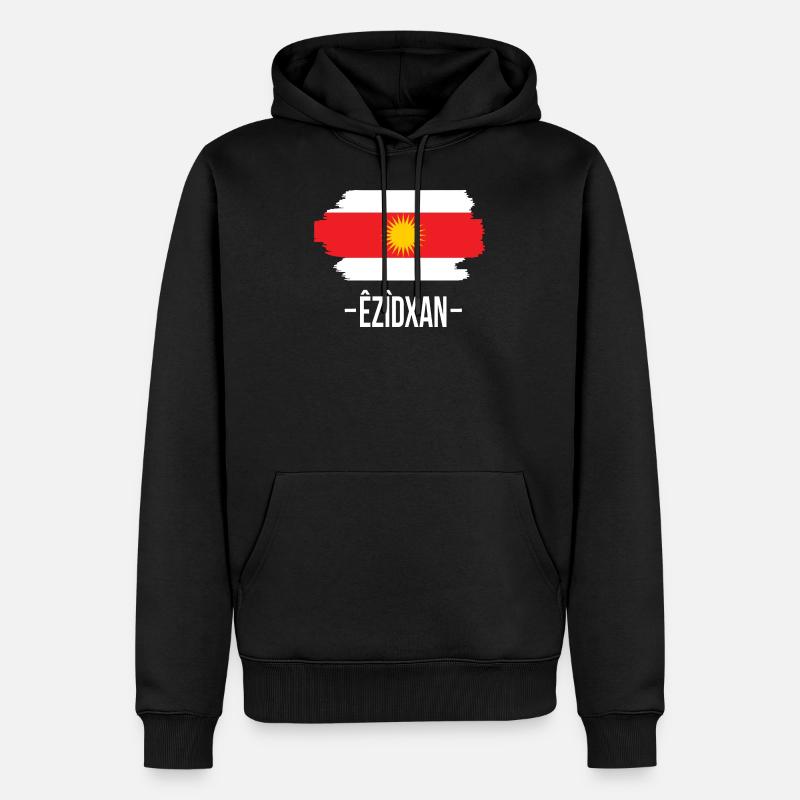 Drapeau yézidi yezidi Exidxan Ezidi - Sweat à capuche Premium bio Homme - noir
