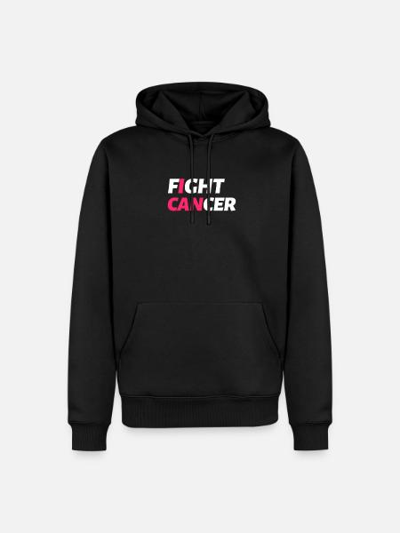 Strijd Kanker Kanker Ziekenhuis Chemo Therapie - Mannen Premium Bio hoodie - zwart