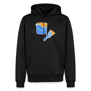 Malerin Anstreicherin Lackiererin - Männer Premium Bio Hoodie - Schwarz - Vorne - Nico (187cm)
