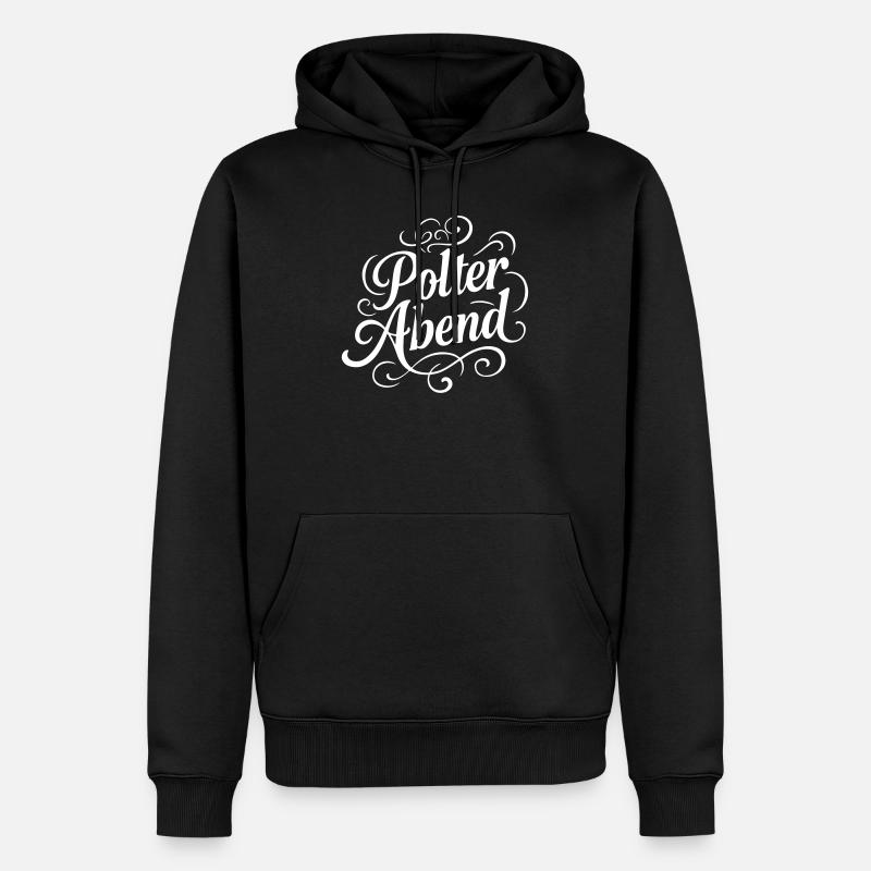Polterabend Junggesellen - Männer Premium Bio Hoodie - Schwarz