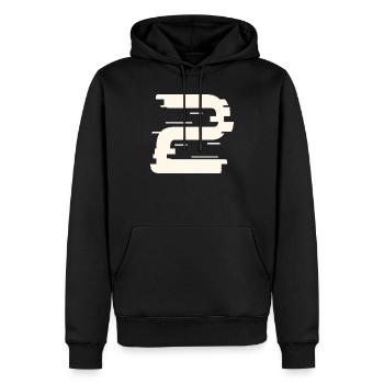 2 - Sweat à capuche Premium bio Homme - noir - Devant - Nico (187cm)