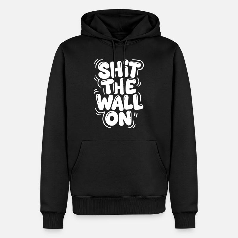 Arrête le mur - Sweat à capuche Premium bio Homme - noir