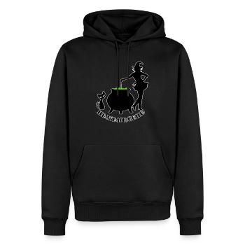 Hexenküche - Männer Premium Bio Hoodie - Schwarz - Vorne - Nico (187cm)